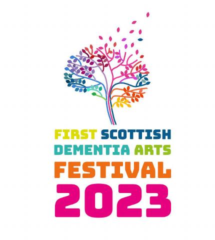 First Scottish dementia Arts Festival 2023 logo